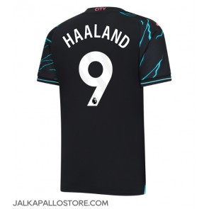 Manchester City Erling Haaland #9 Kolmaspaita 2023-24 Lyhythihainen